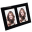 Cordoba double glass photo frame black 10x15