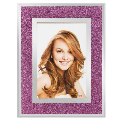 SPARK purple glass photo frame 10x15