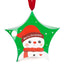 Ornament de brad din carton CRACIUN4 - set 10 buc