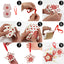 Ornament de brad din carton CRACIUN6 - set 10 buc