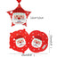 Ornament de brad din carton CRACIUN9 - set 10 buc