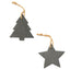 Ornament de brad din ardezie STEA