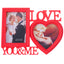 Rama foto colaj rosie LOVE YOU&ME 2 poze