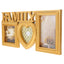 Rama foto colaj Family auriu 3 poze
