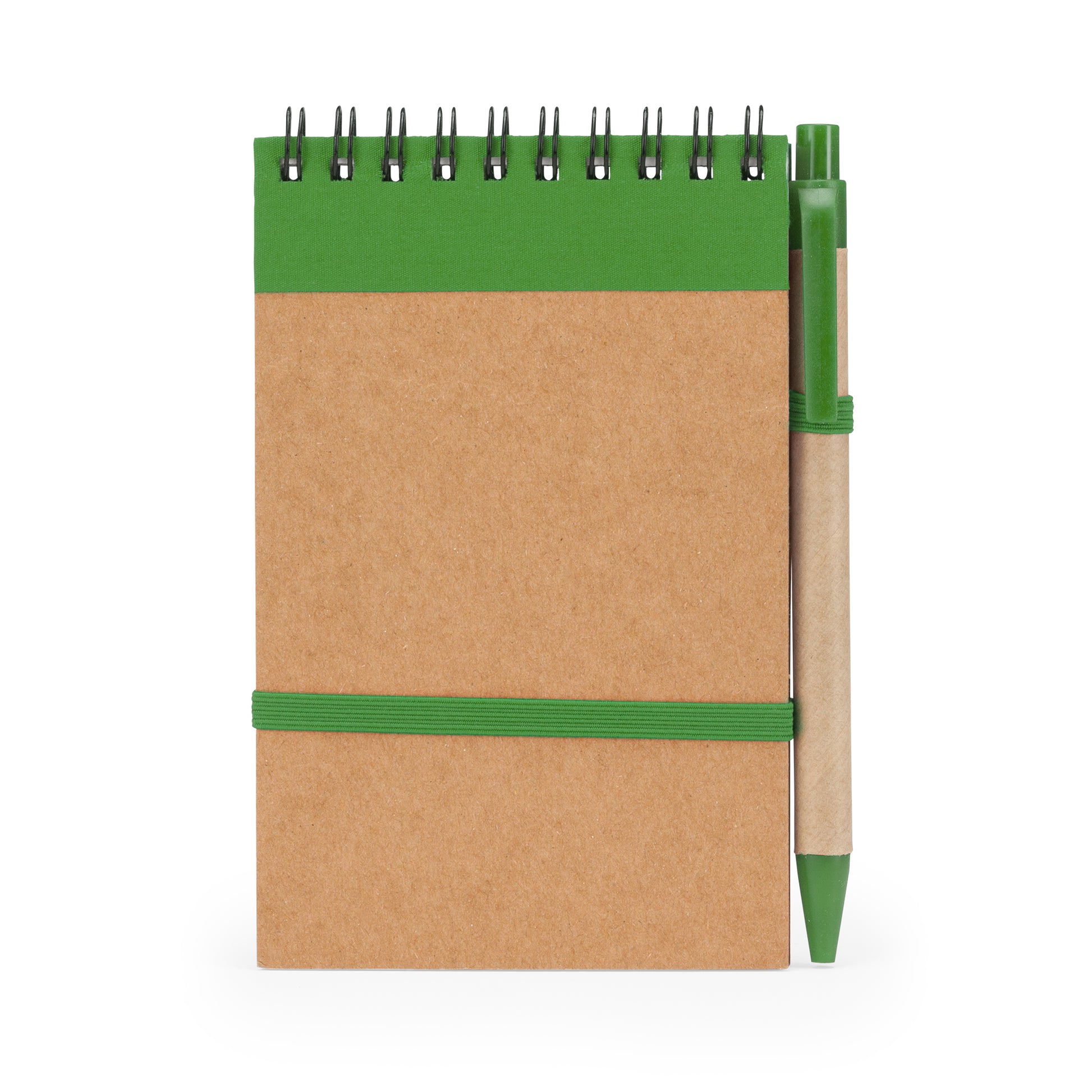 Carnetel cu pix din carton reciclat NB8074S1226 - Green Print