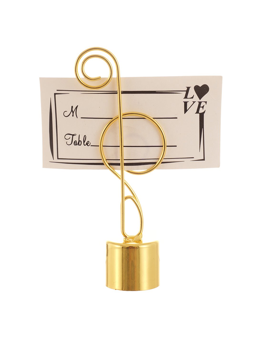 Suport metalic numere de masa si place card  - CHEIA SOL