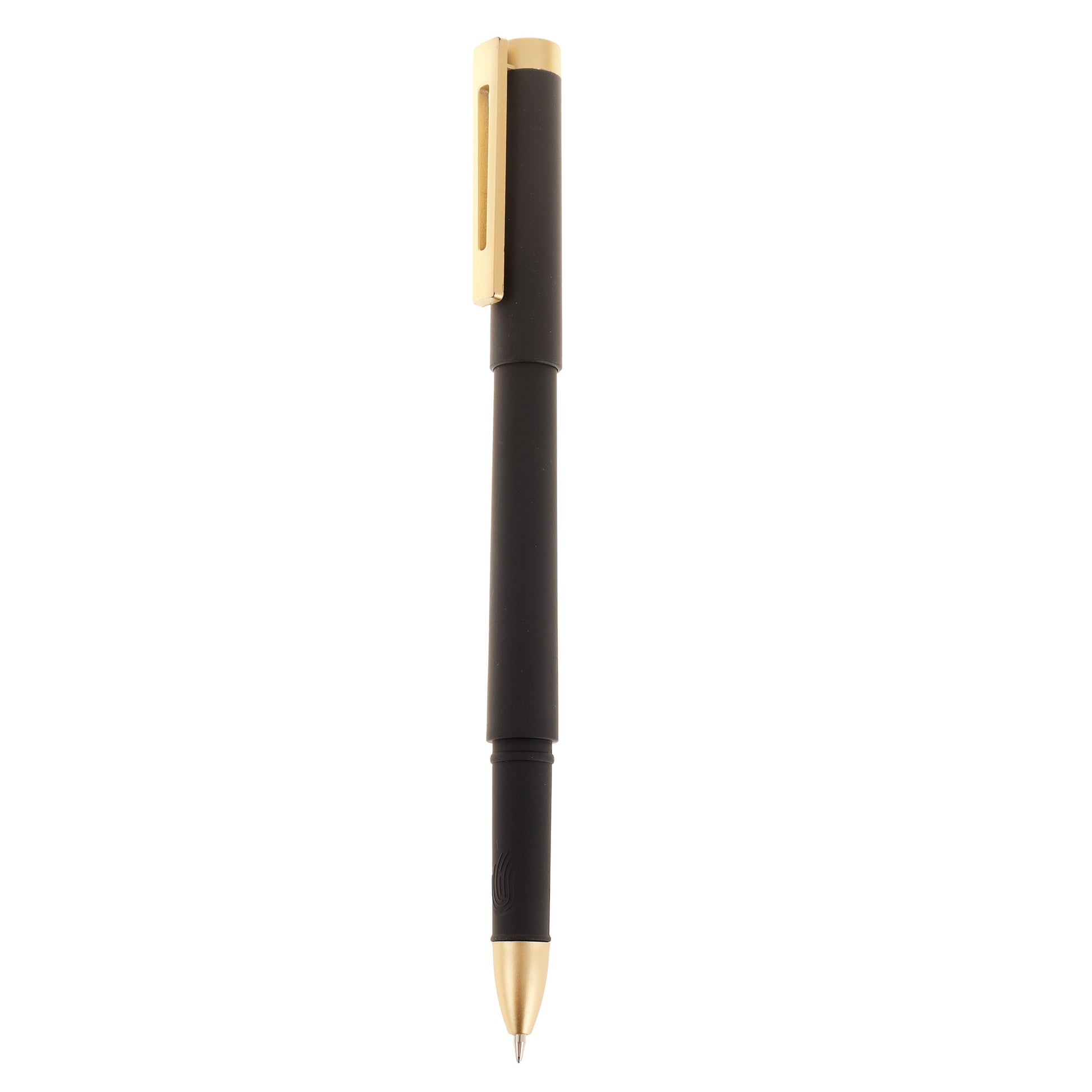 Pix plastic cu capac negru+auriu BIRRO