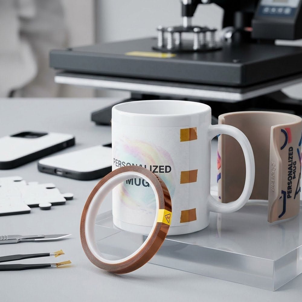 Banda adeziva termorezistenta VB-14 - Green Print