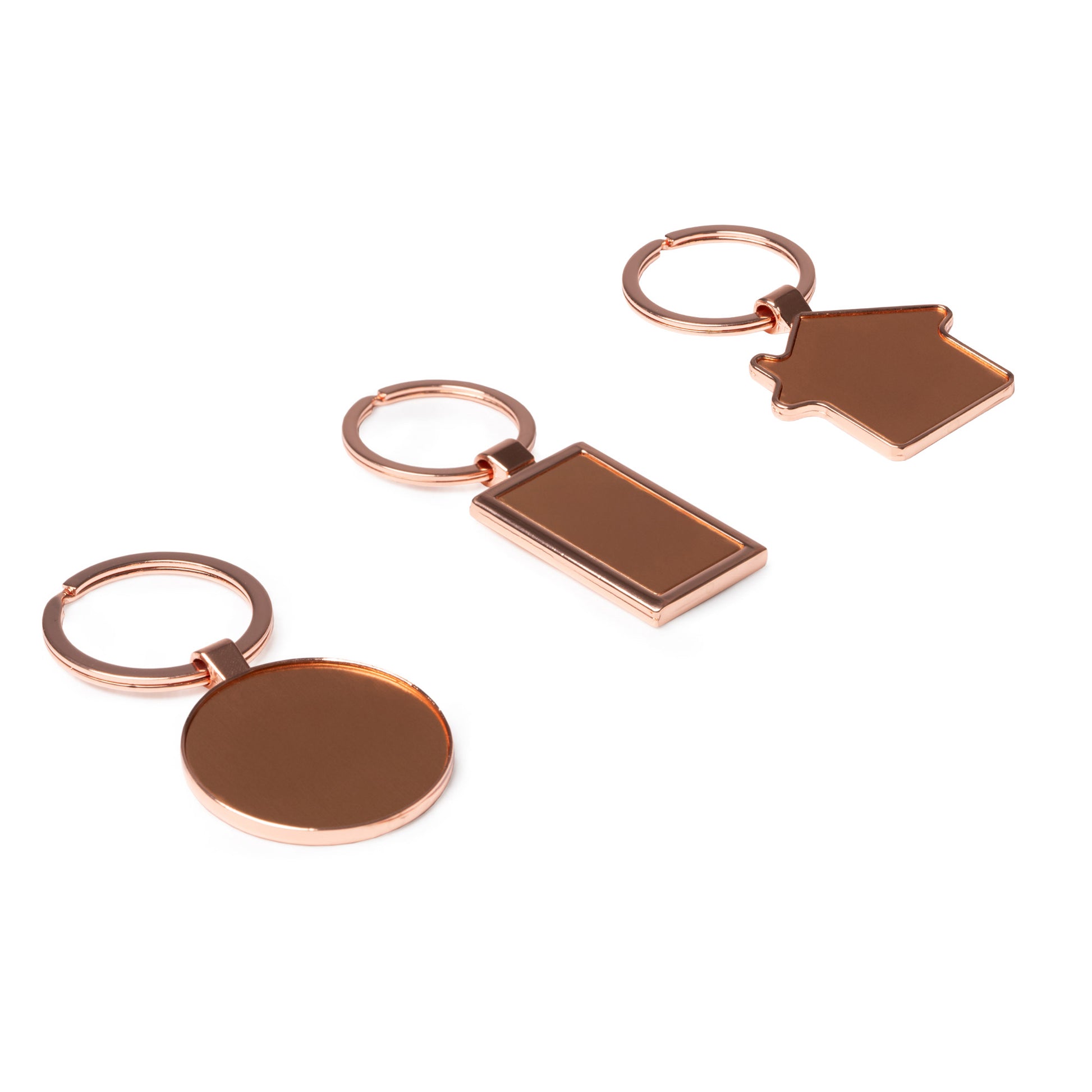 Breloc metalic gravabil Cupru - CASA KO1749S1281 - Green Print