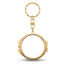 Breloc oglinda de buzunar metalic Sublimare - ROTUND
