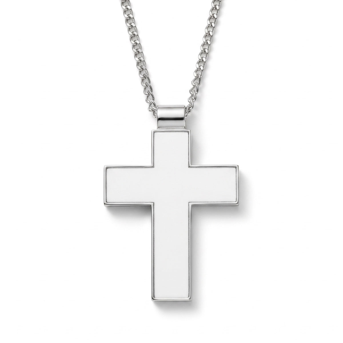 Fém kereszt nyaklánc sublimation célra