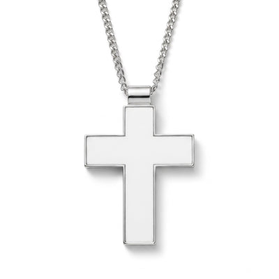 Metal cross necklace for Sublimation