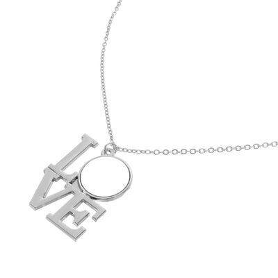 Metal LOVE necklace - Sublimation