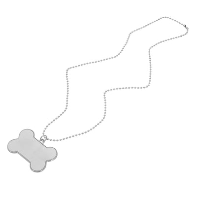 Metal dog bone necklace - Sublimation