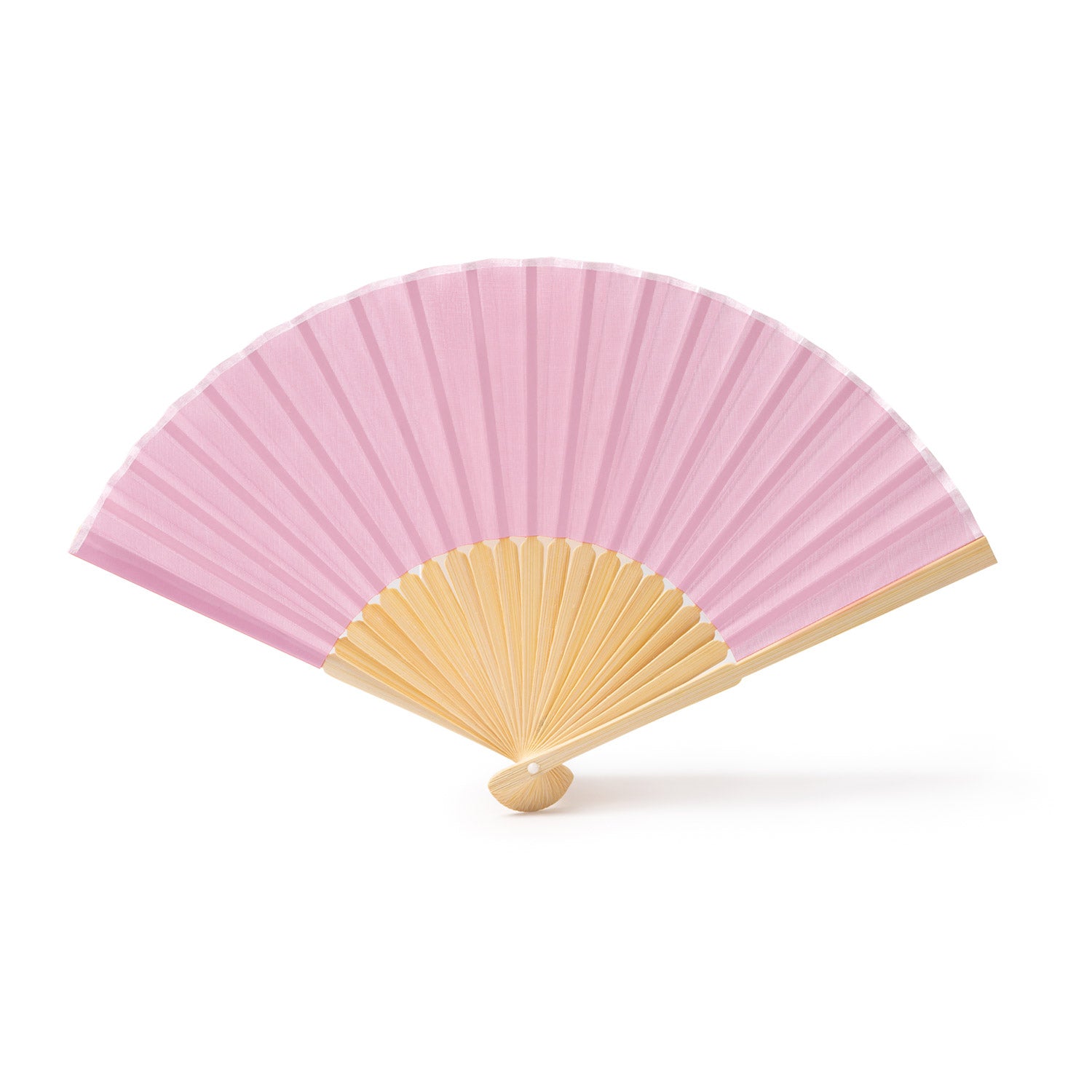 Evantai promotional din lemn si textil FN1617S148 - Green Print