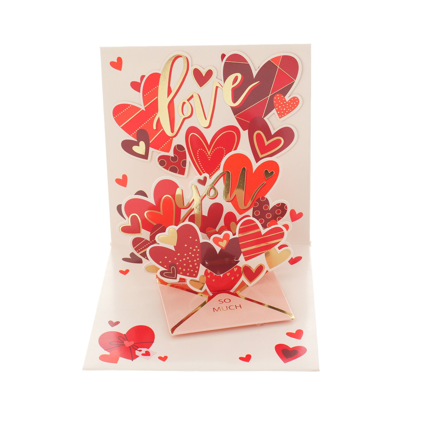 3D Greeting Card with Envelope - Various Designs
