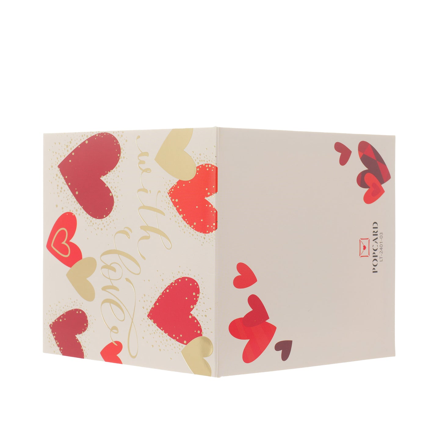 3D Greeting Card with Envelope - Various Designs