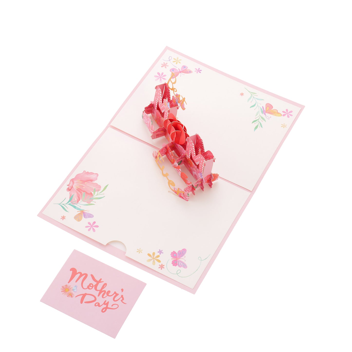 3D Greeting Card with Envelope - Various Designs