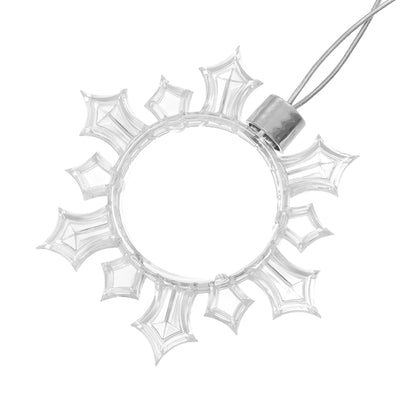 Photo insert globe / sublimation SNOWFLAKE for Christmas tree