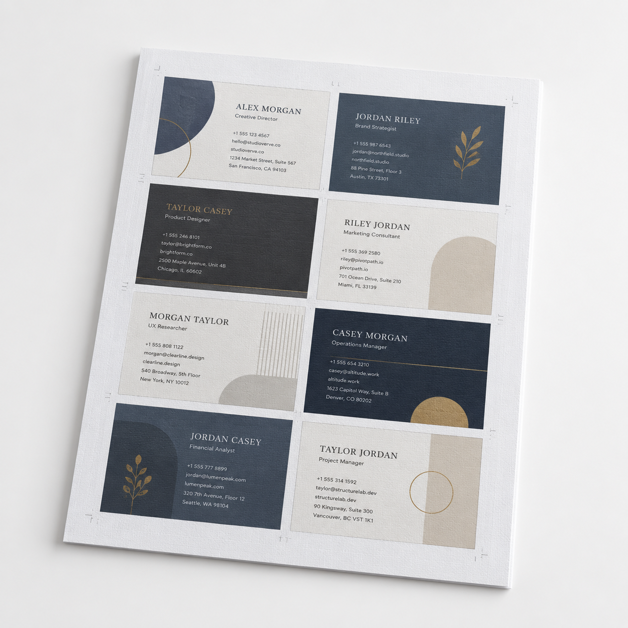 Canvas photo paper 270gsm A4