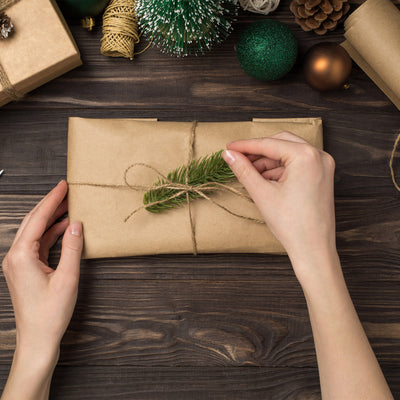 Gift wrapping paper on roll 200x50 - Kraft