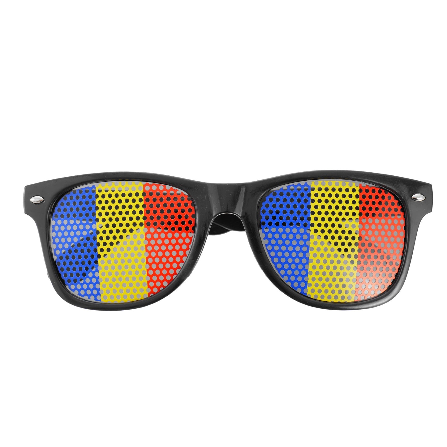 Sunglasses with tricolor ROMANIA lens
