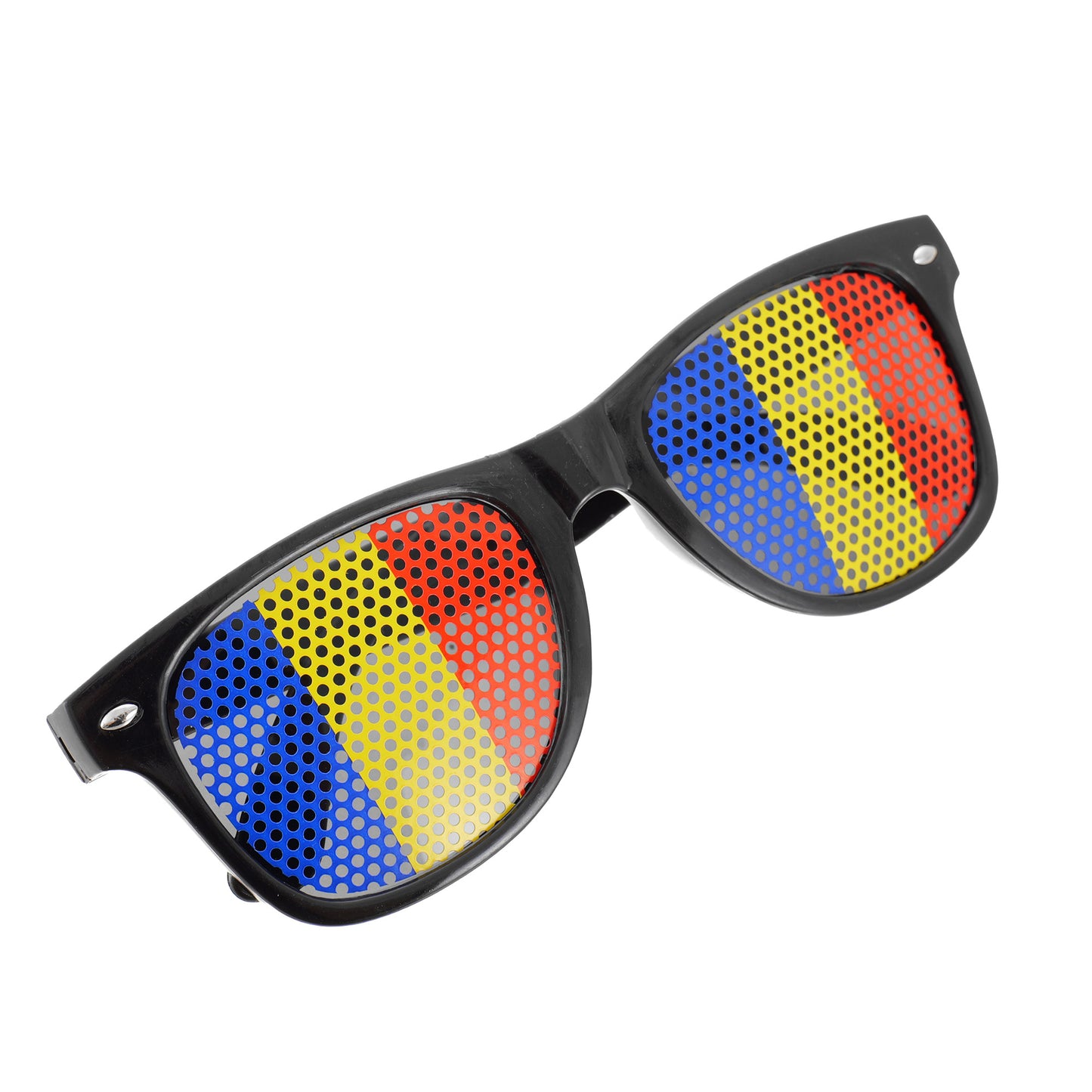 Sunglasses with tricolor ROMANIA lens