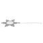Ornament metalic de brad FULG - sublimabil