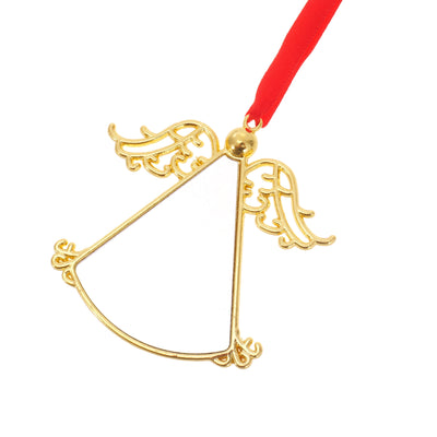 Metal Christmas Tree Ornament ANGEL - Sublimation