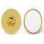 Pin metalic sublimabil OVAL