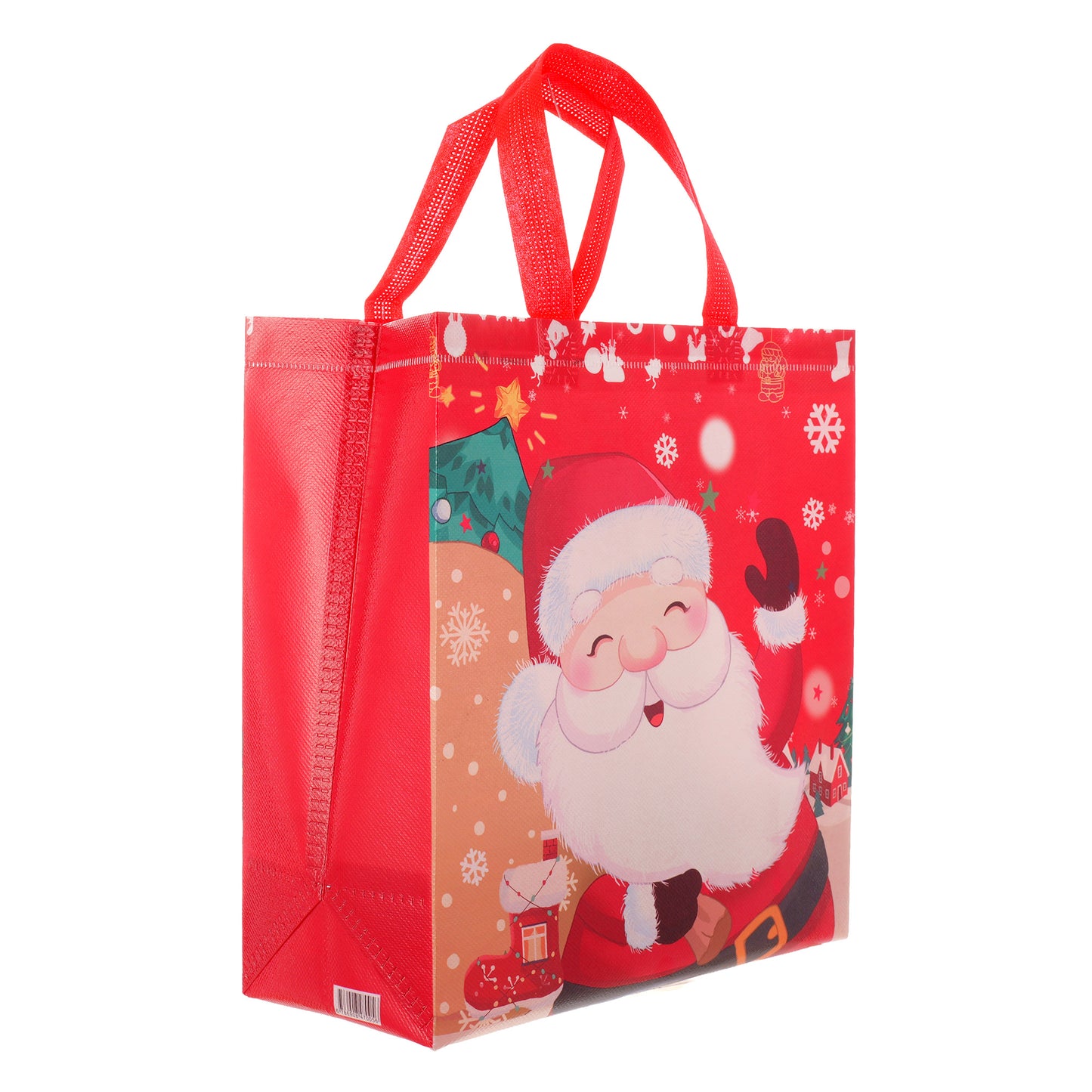 Karácsonyi textil ajándéktáska 29x27