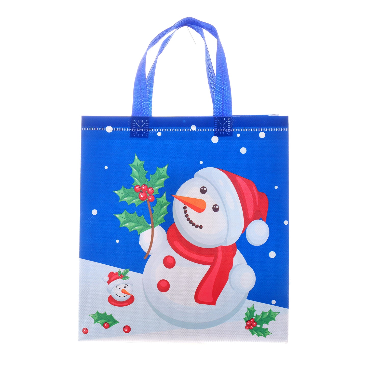 Karácsonyi textil ajándéktáska 29x27