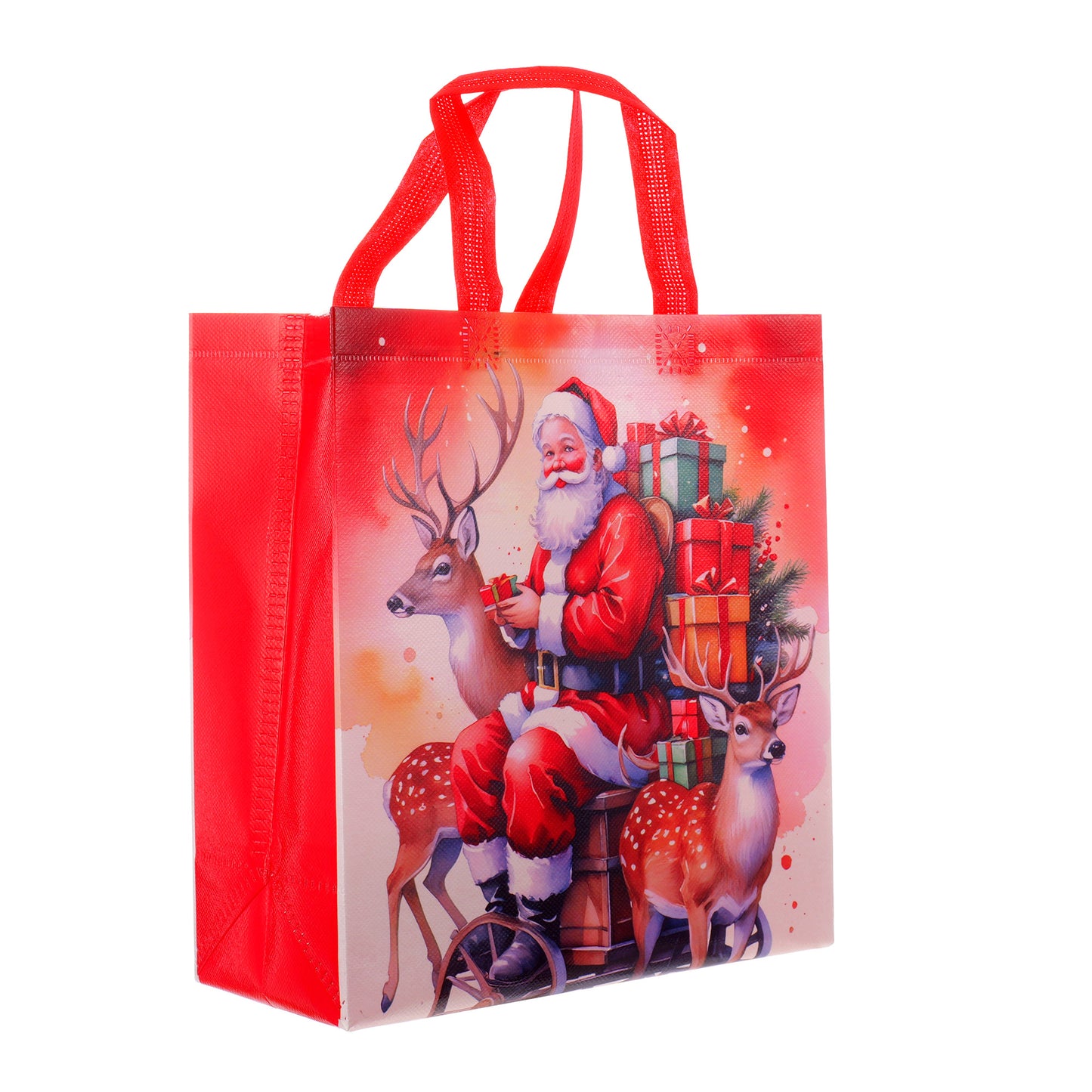 Karácsonyi textil ajándéktáska 29x27