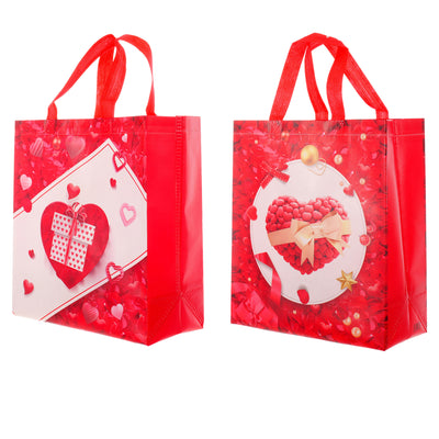 Sacosa cadou de VALENTINE'S DAY textil 29x27