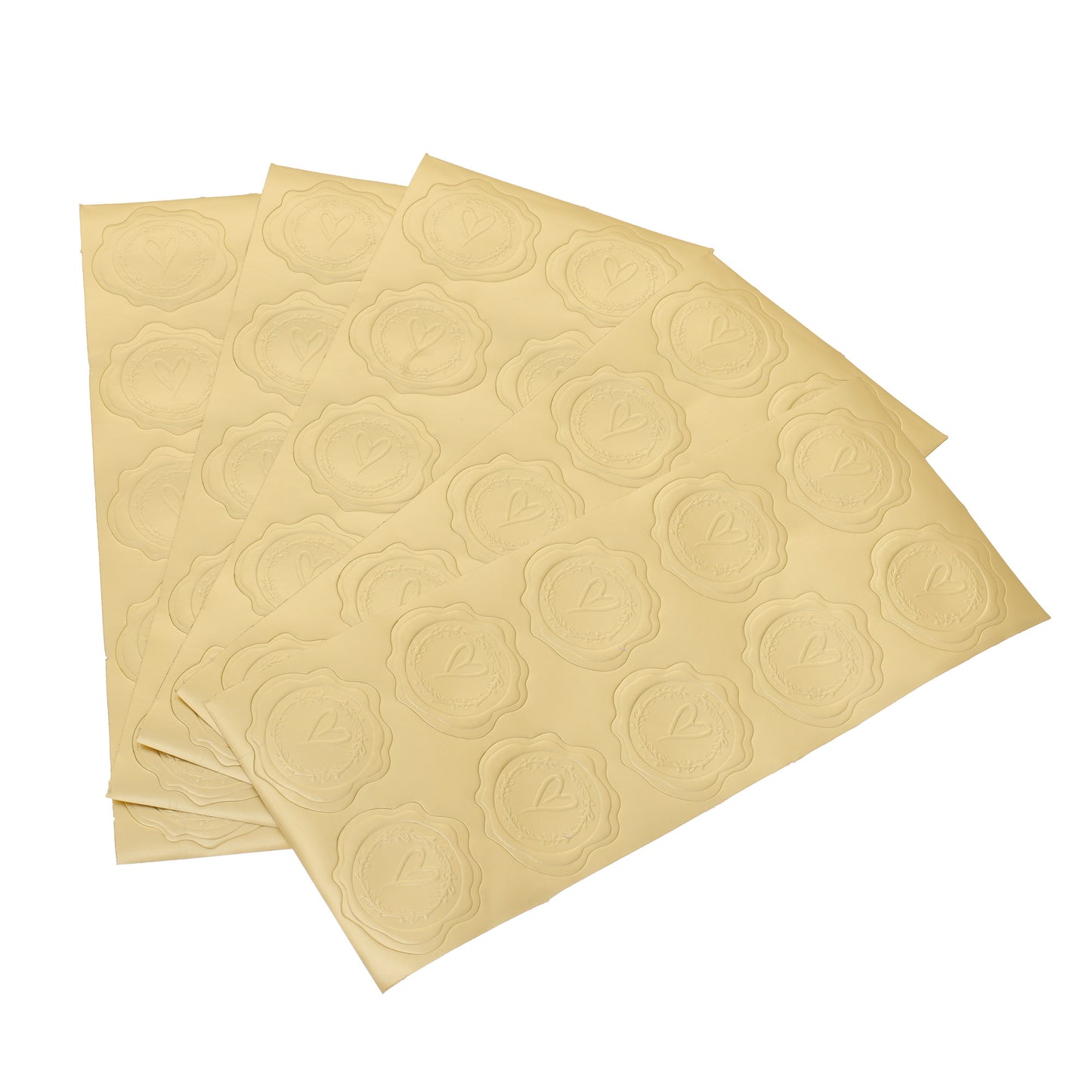 Letter seal stickers - set of 50