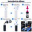 Empty bottle with universal lid for refilling EPSON EcoTank printers