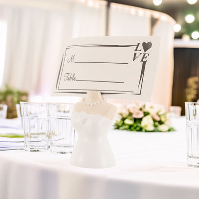 Metal support for table numbers and place cards - BRIDE
