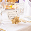 Metal support for table numbers and place cards - DINOSAUR1