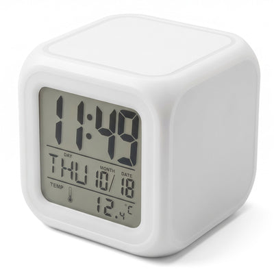 Ceas digital cu alarma si lumina de veghe Sublimabil - CUB CA461101 - Green Print