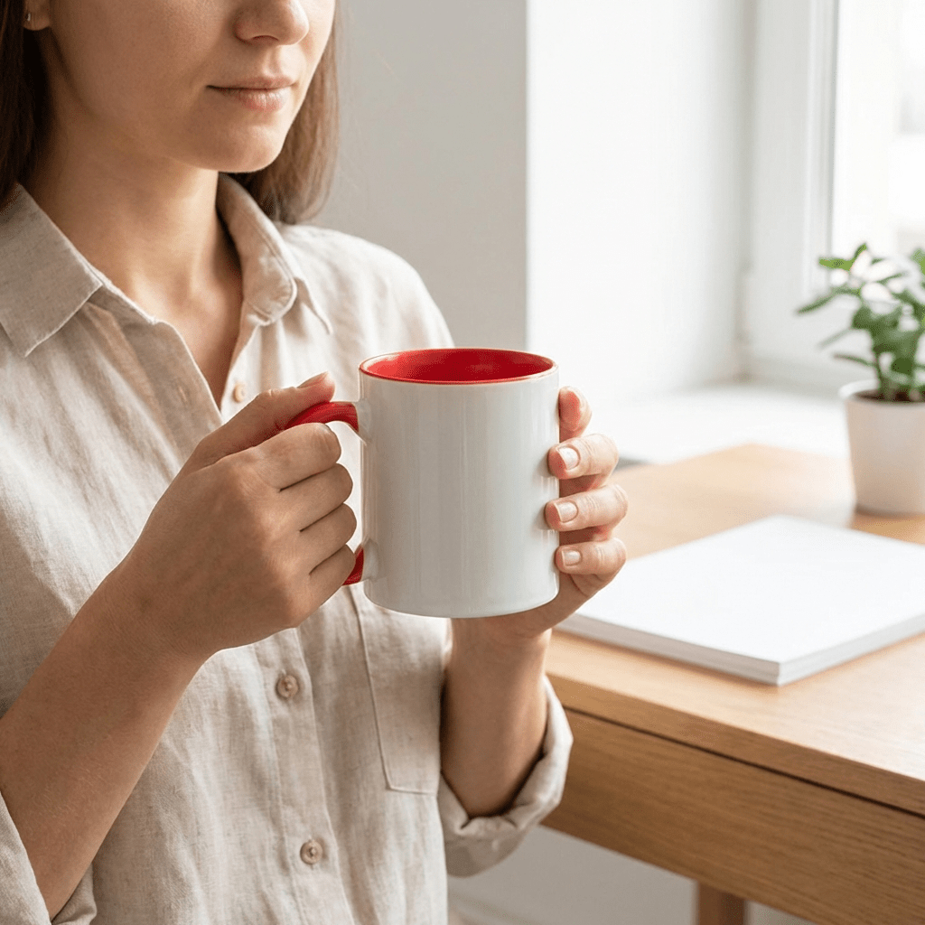 Cana maner interior rosu + cutie individuala MD4001S10160 - Green Print