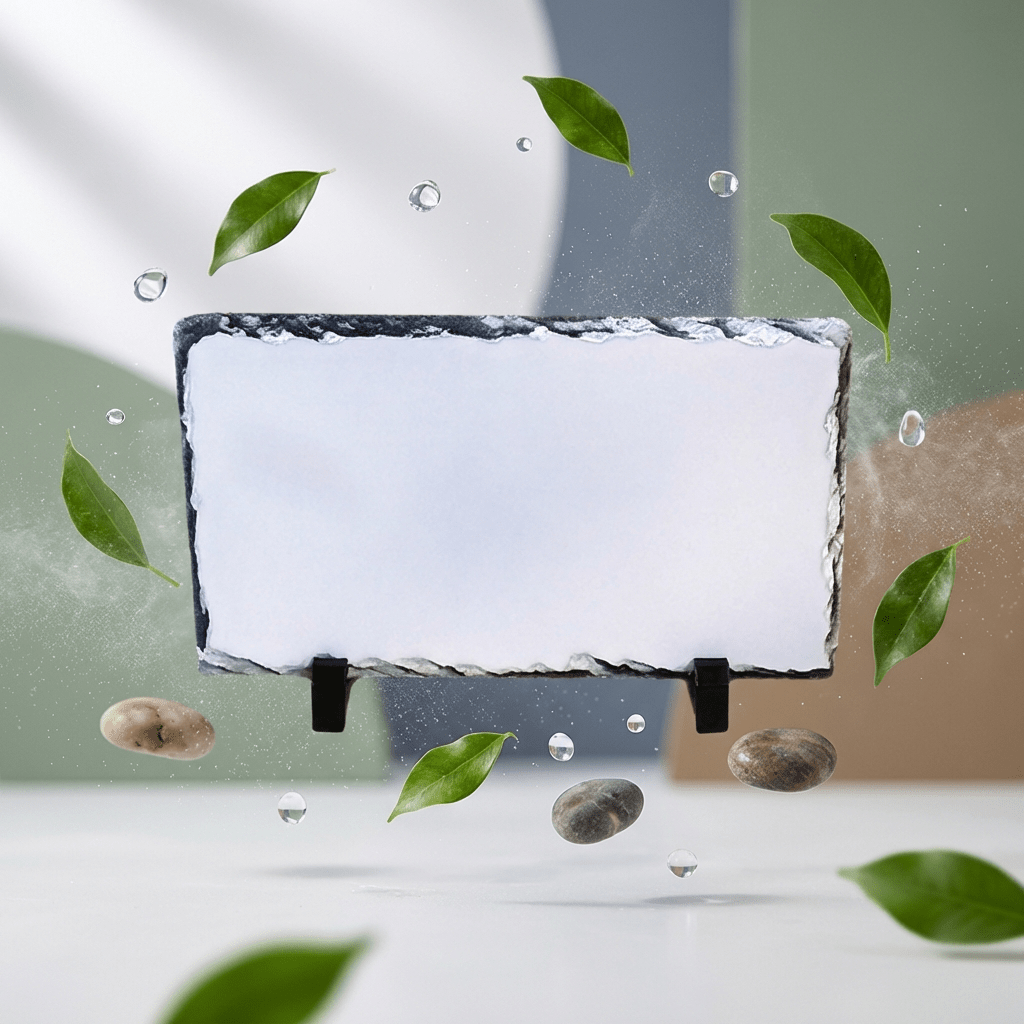 Placa ardezie 22x12 PA-2212 - Green Print