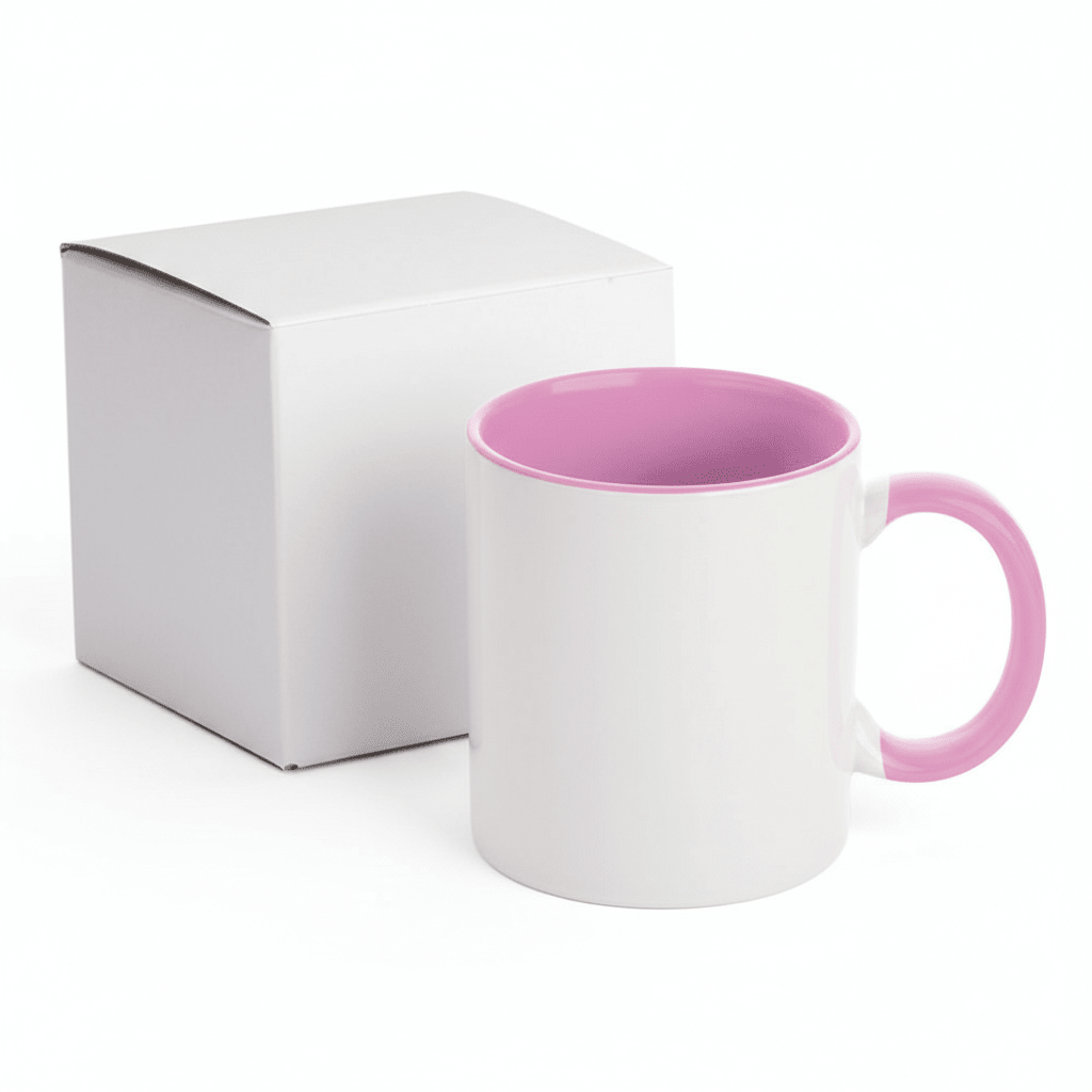 Cana maner interior roz + cutie individuala MI-13 - Green Print