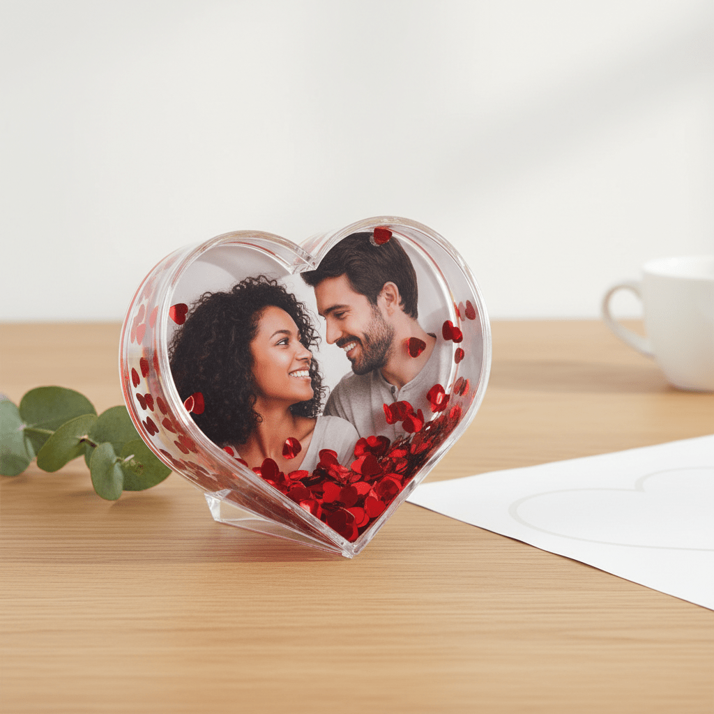 Glob insertie foto inima GL037 - Green Print