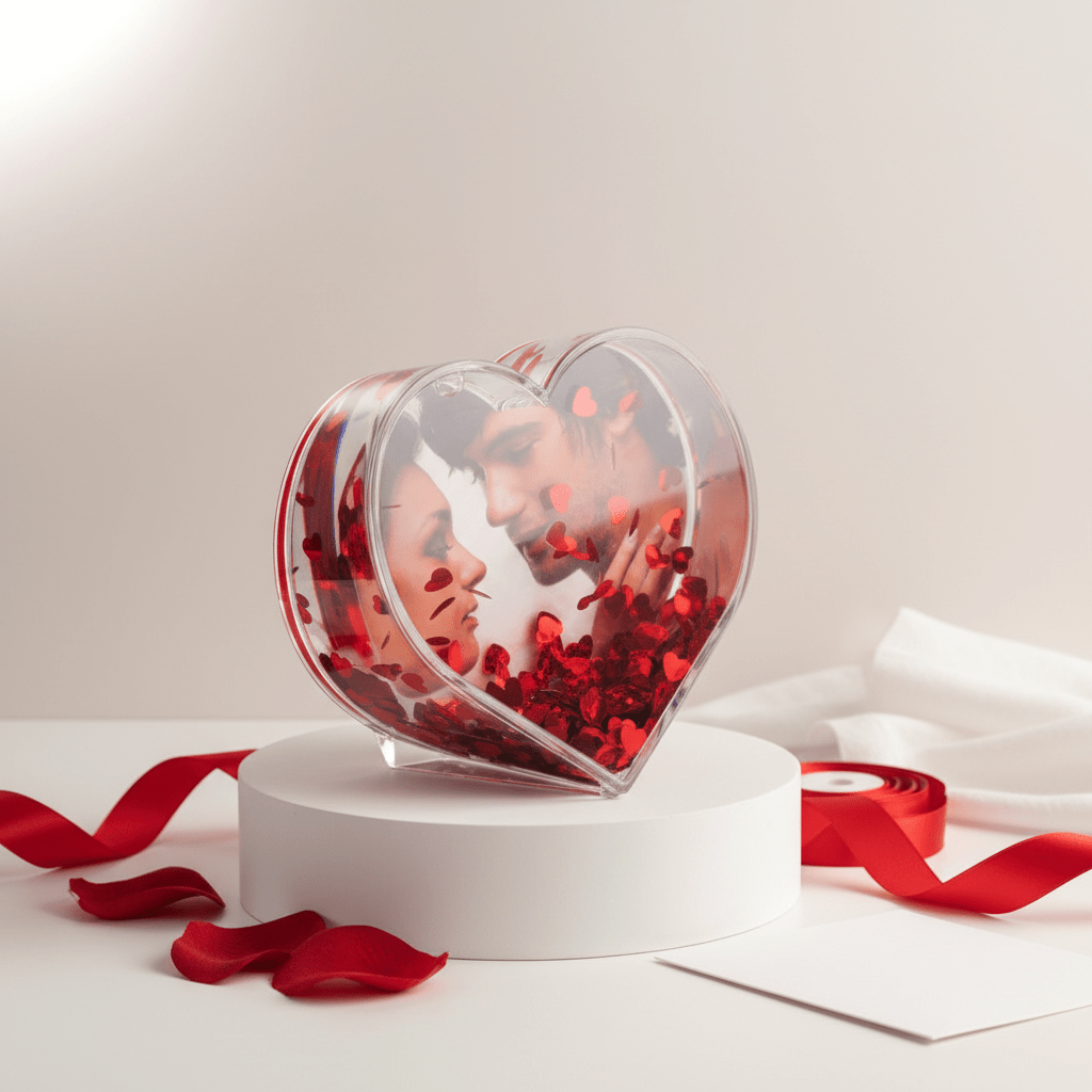 Glob insertie foto inima GL037 - Green Print