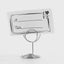 Metal holder for table numbers and place cards - ROUND