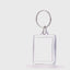 Plastic keychain photo insert 4x4 - set of 100 pcs